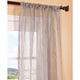 Shop Exclusive Fabrics Piera Taupe Grey Patterned Sheer Curtain Panel ...