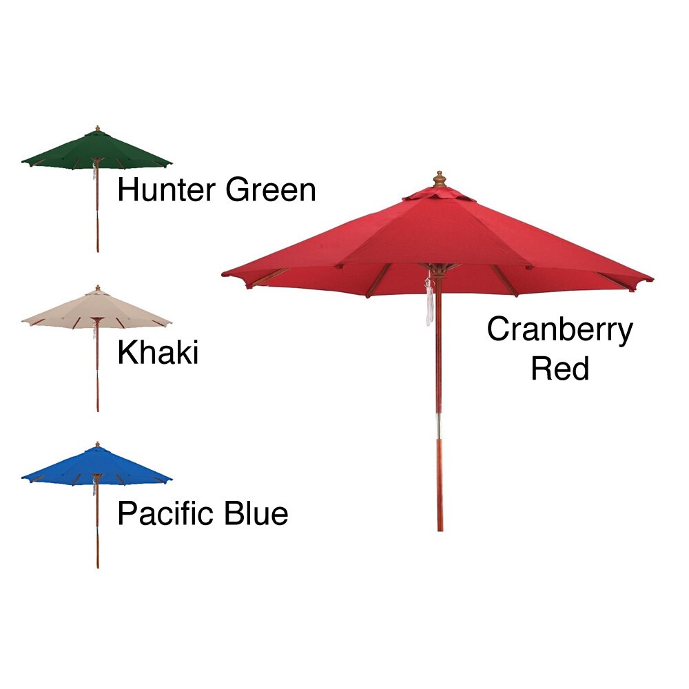 Shop Black Friday Deals On Escada Designs 13 Foot Wood Patio Market Umbrella Overstock 8463486