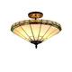 preview thumbnail 1 of 0, Tiffany Style Mission Design 2-light Bronze Flush Mount
