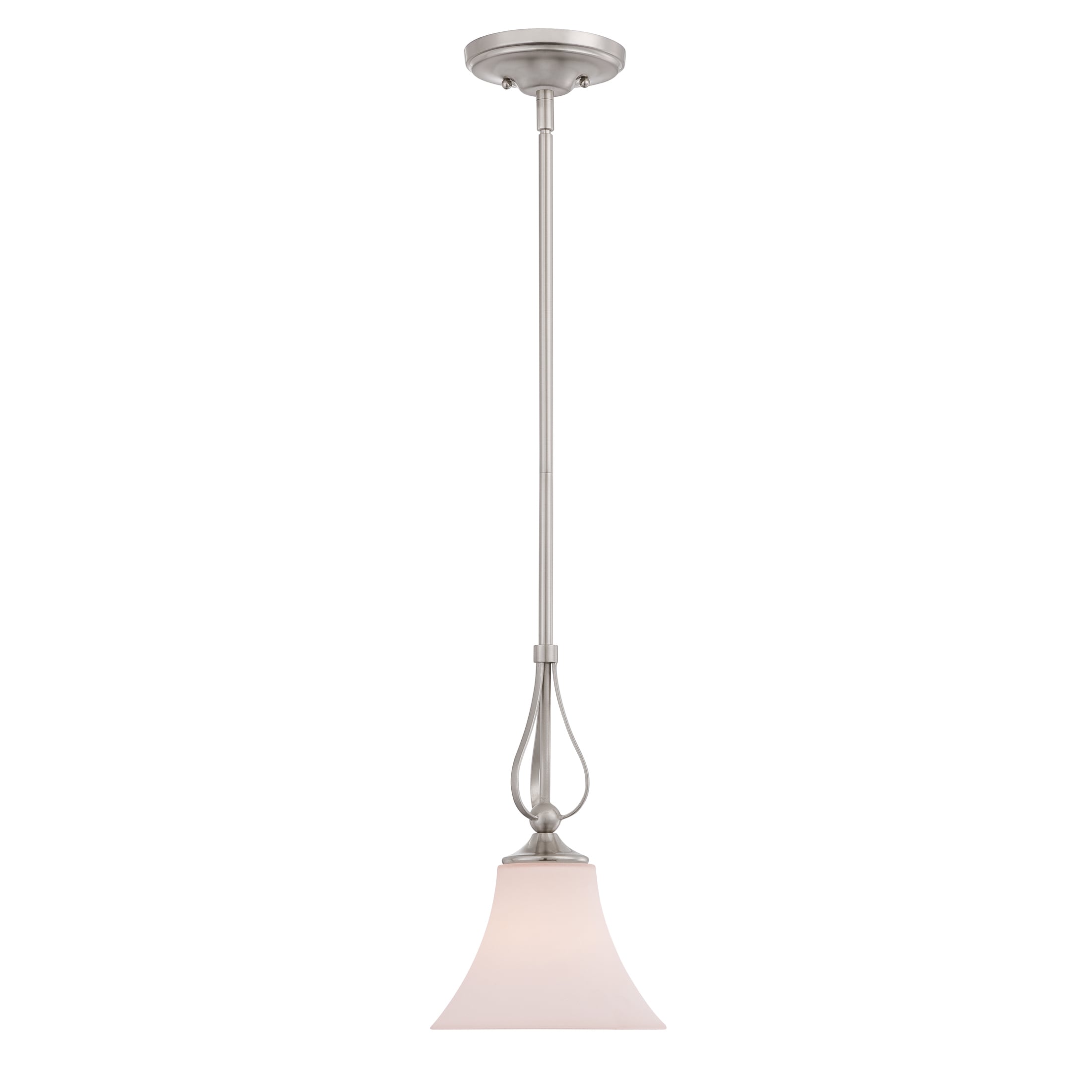 Quoizel Sophia 1 light Brushed Nickel Mini Pendant