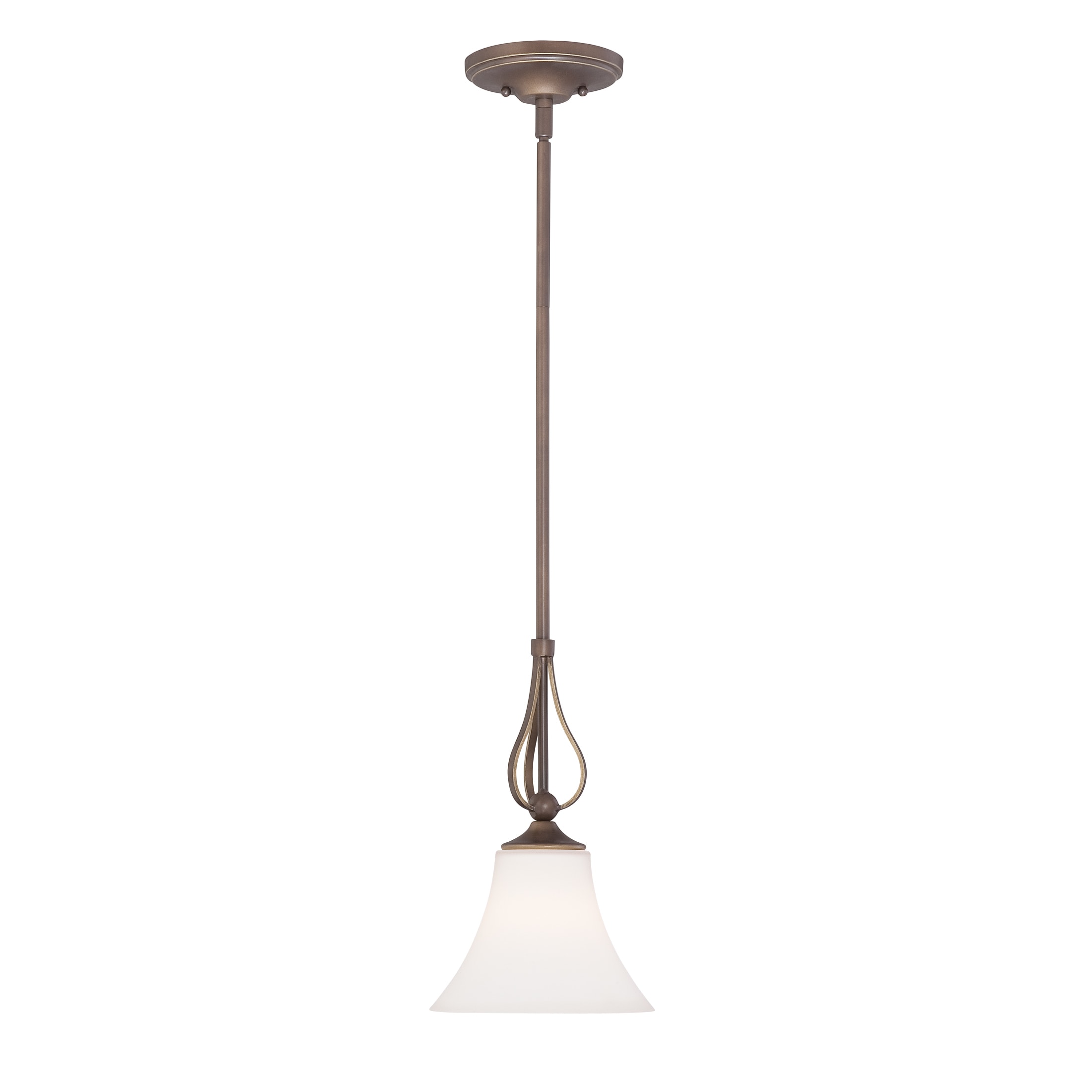 Quoizel Sophia 1 light Palladian Bronze Mini Pendant