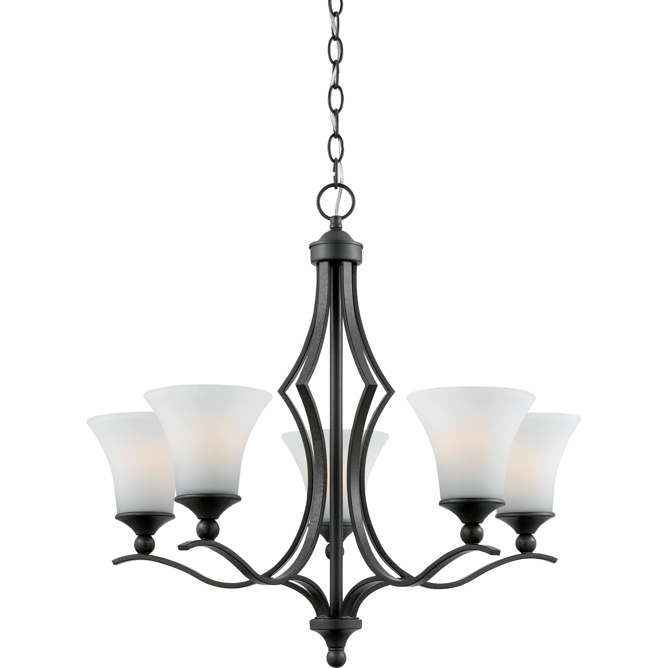 Sarah 5 light Iron Gate Chandelier