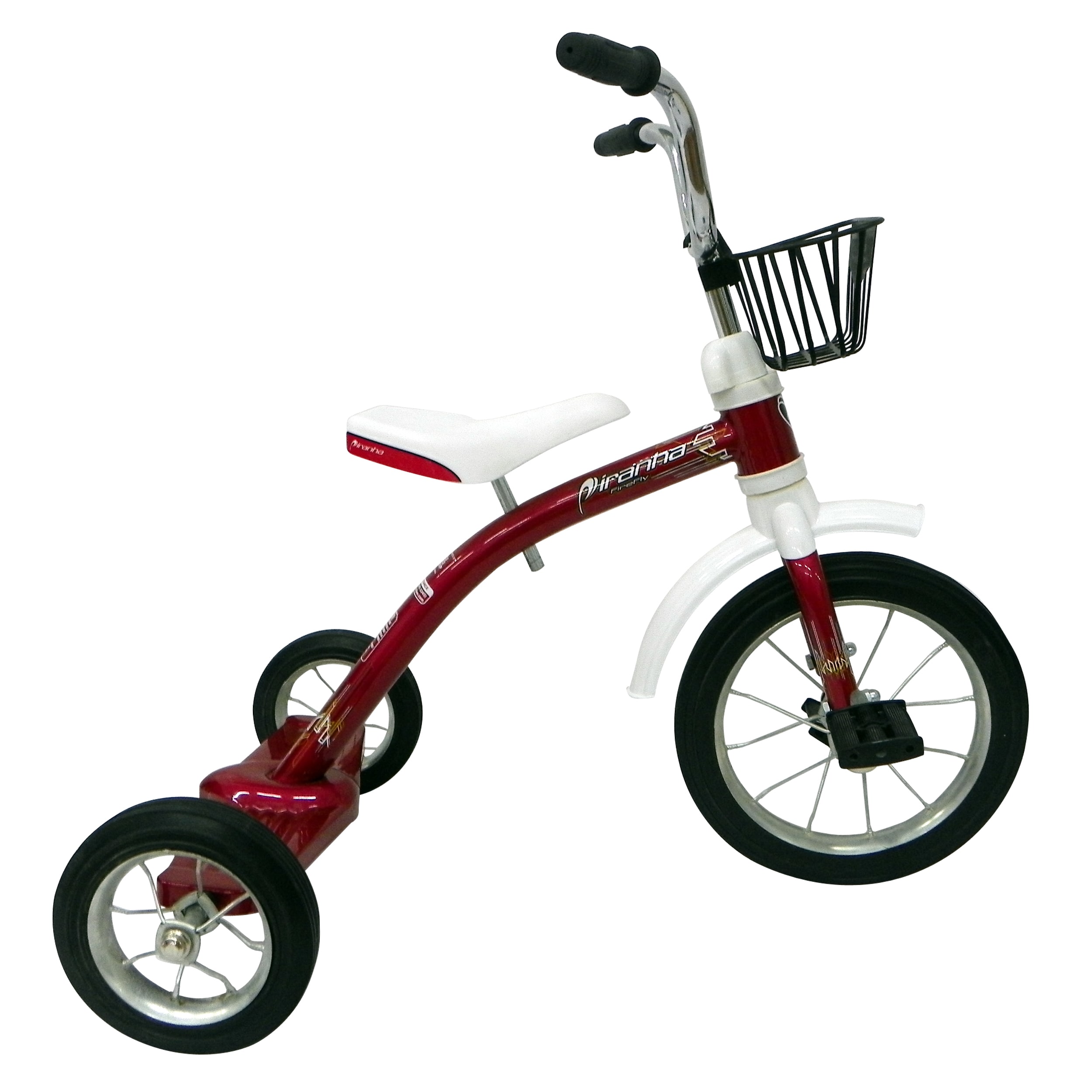 12 inch Piranha Red Firefly Classic Spoke Trike