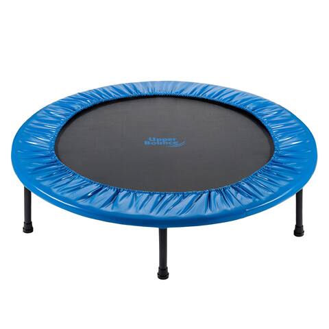 Upper Bounce 36-inch Mini 2 Fold Rebounder Trampoline with Carry-on Bag