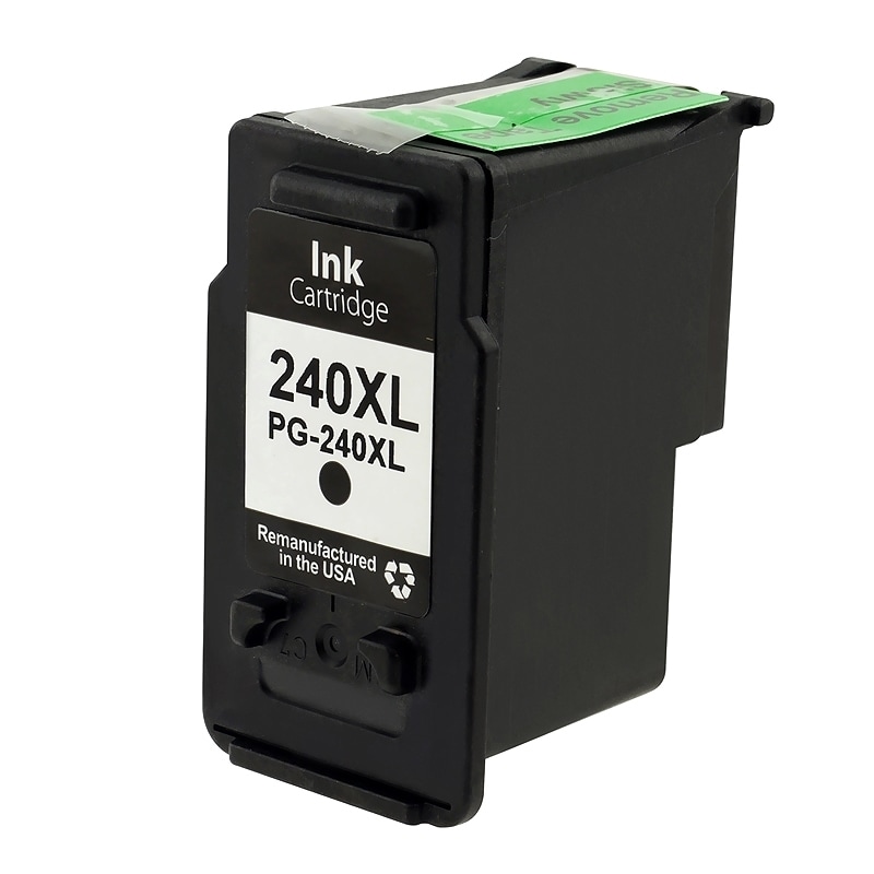 Basacc Black Remanufactured Ink Cartridge For Canon Pg 240xl