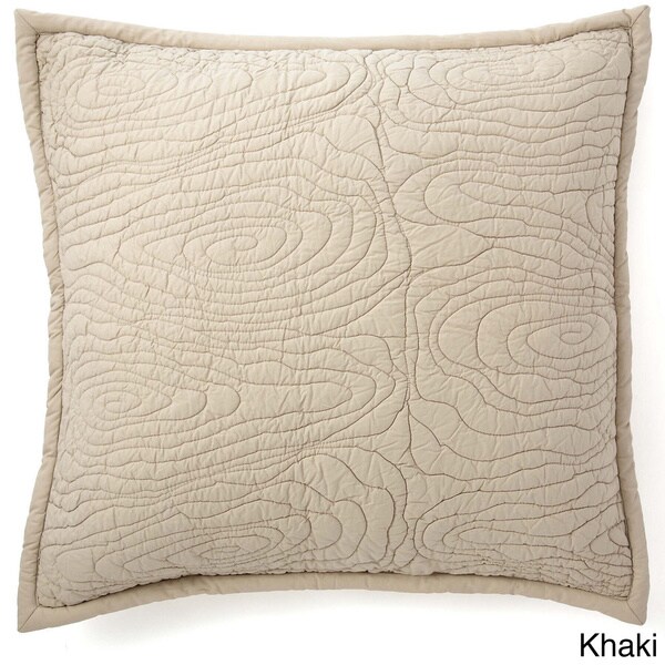 Shop Cottage Home Barka Khaki Pillow On Sale Free Shipping Today