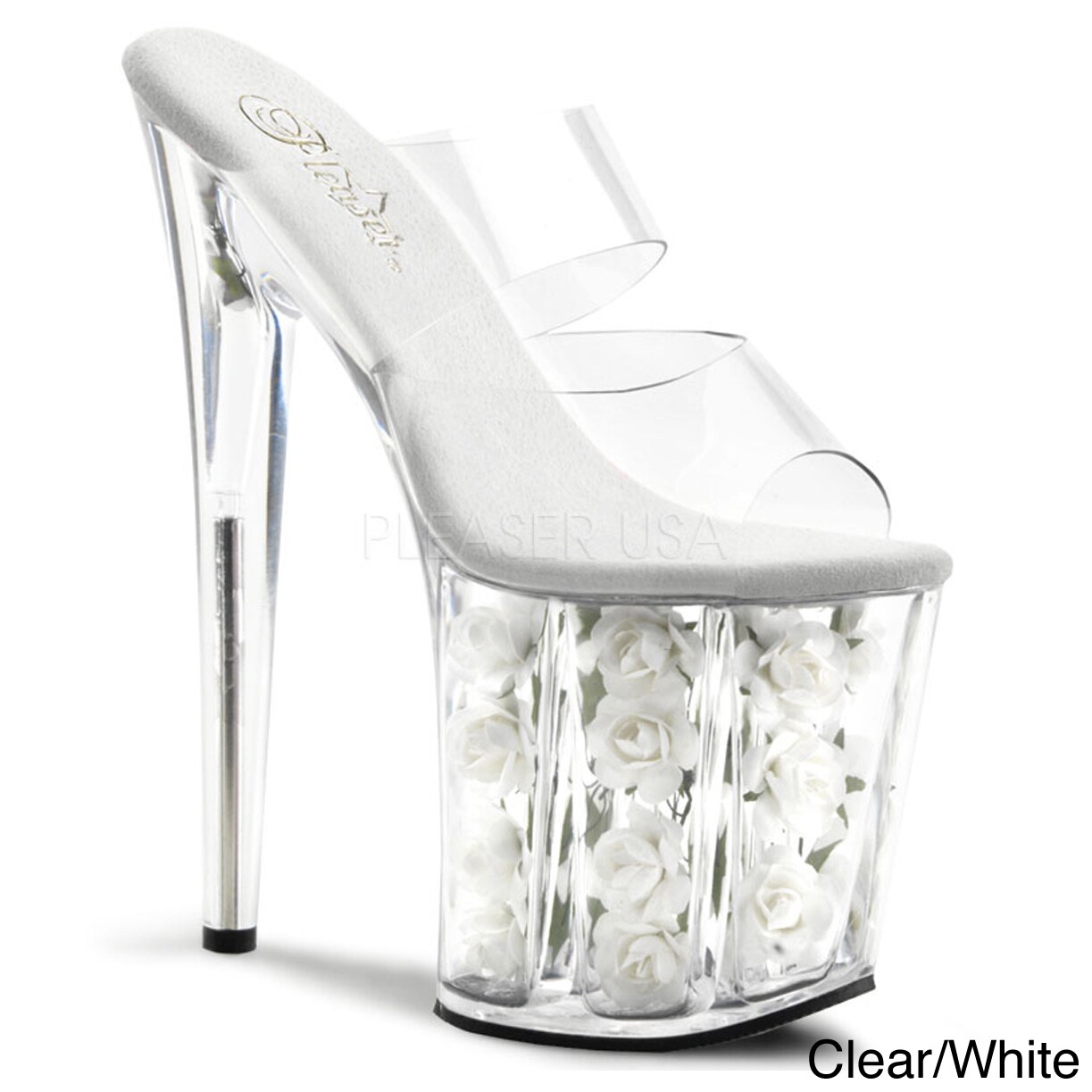 platform slide heels
