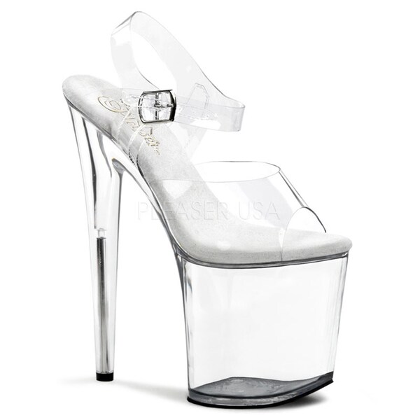 Pleaser Women's 'Flamingo-808' Ankle Strap Platform Heels