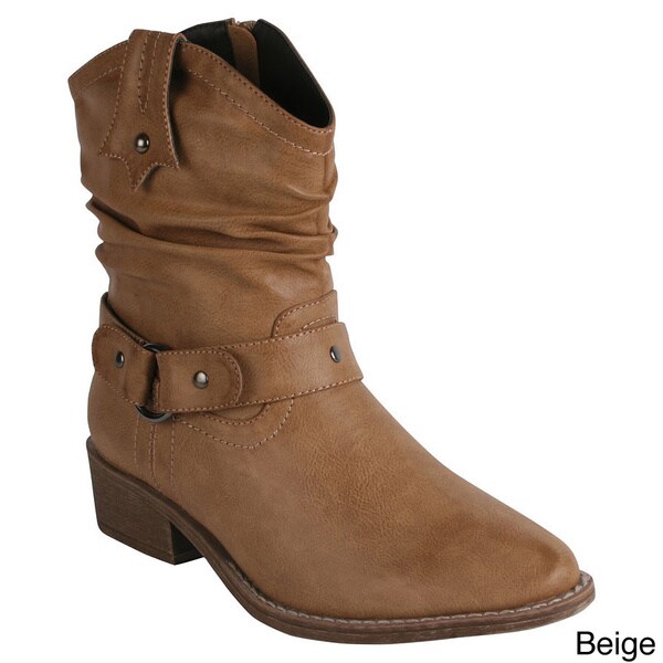 Reneeze Women's 'Gift-01' Ankle Riding Boots