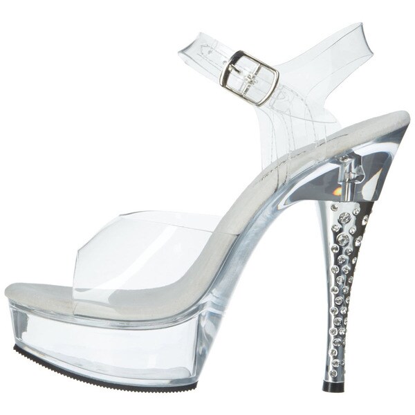 clear diamond sandals