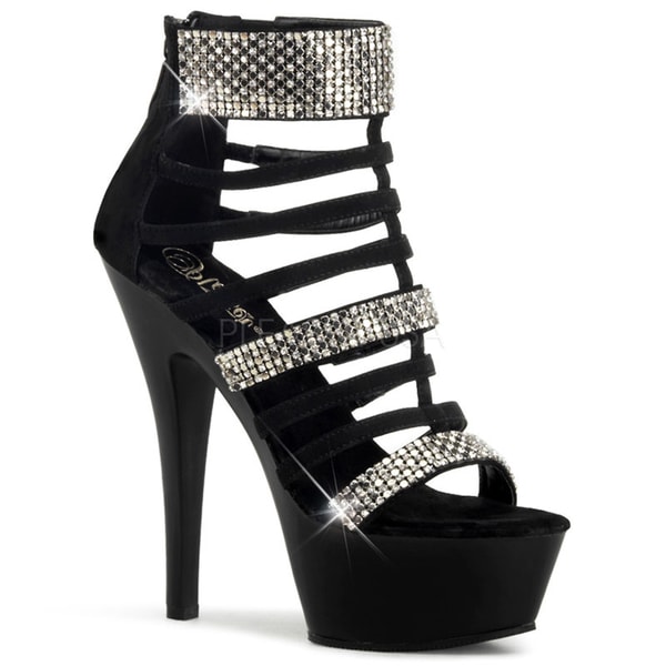 Shop Pleaser Women's 'Kiss-294' 6-inch Strappy Cage Heel - Overstock ...