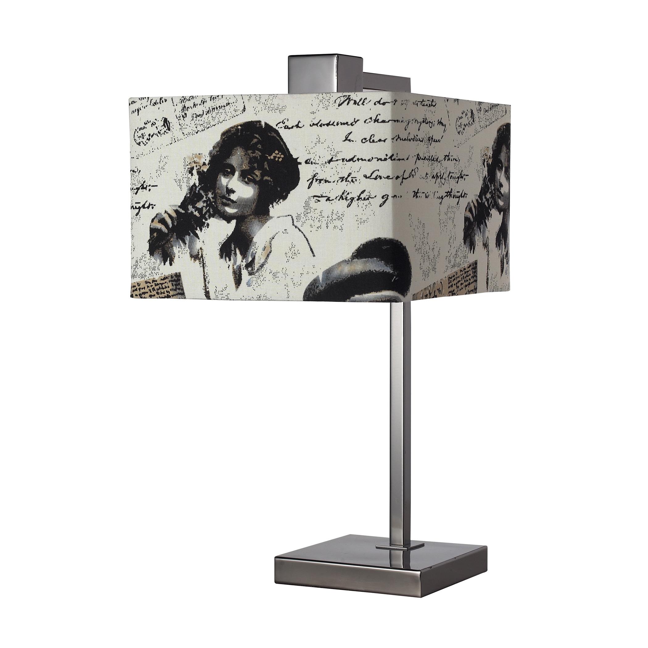 Meade Black Nickel Table Lamp