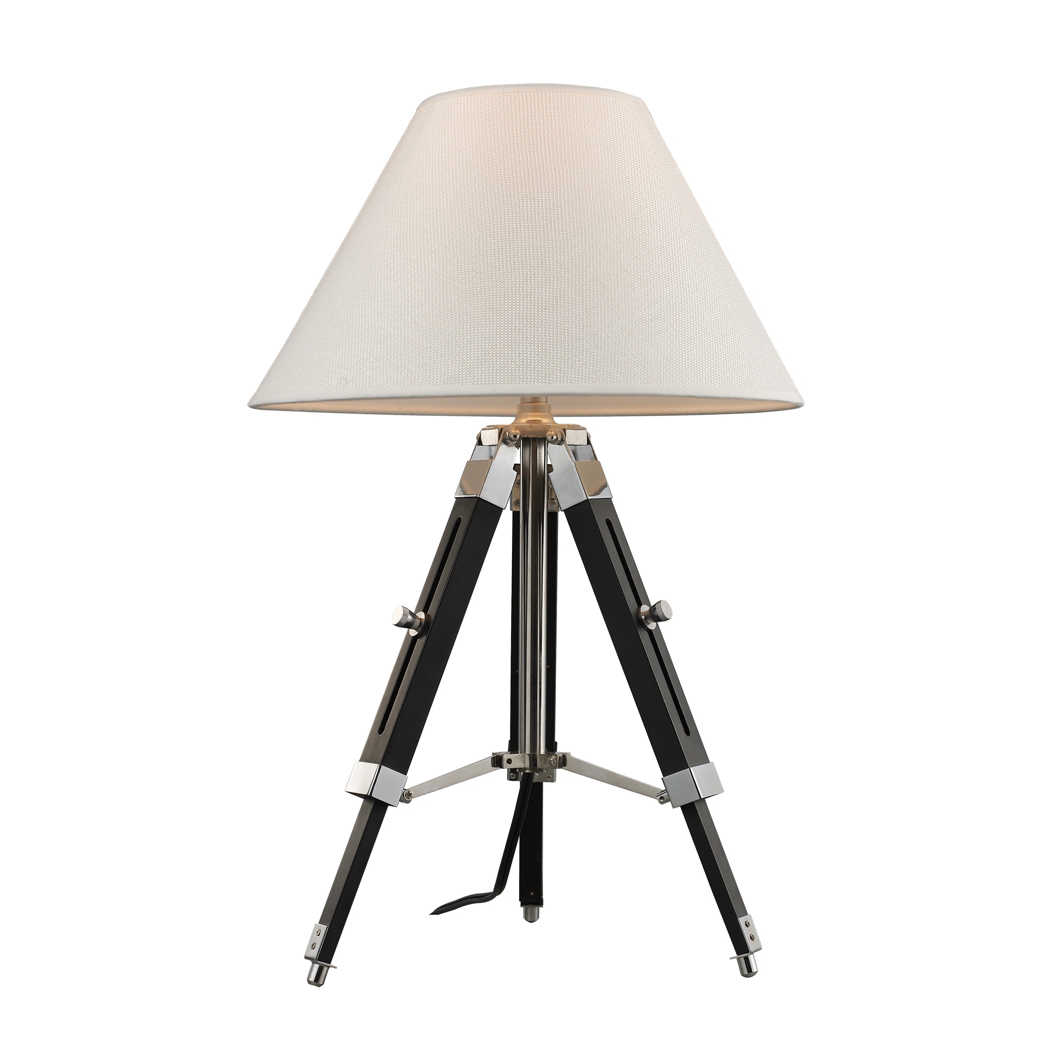 Studio 1 light Chrome And Black Table Lamp