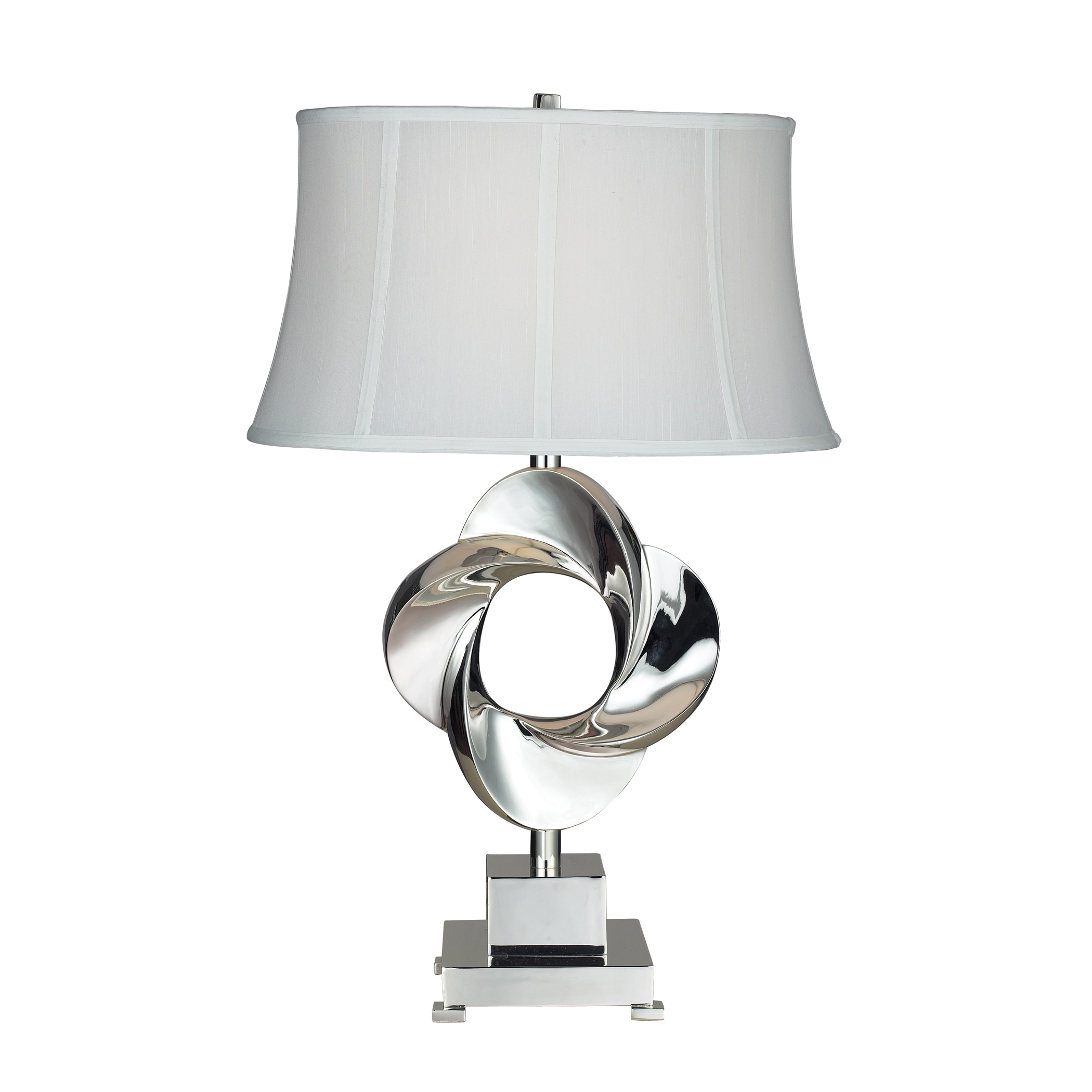 Burnham 1 light Chrome Table Lamp