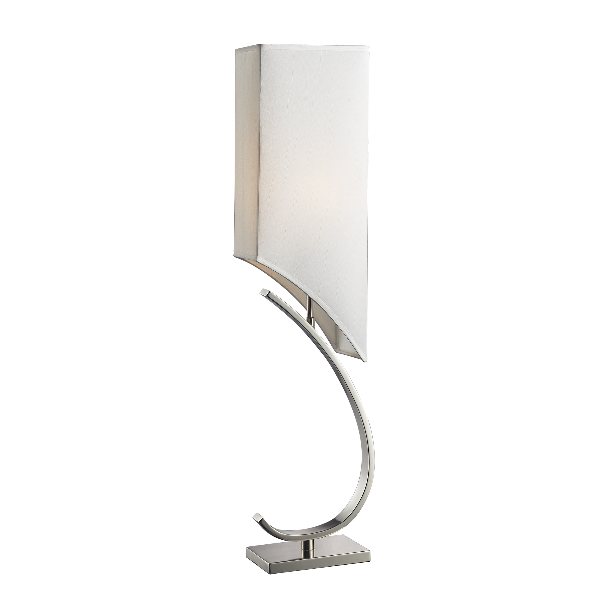 Appleton 1 light Transitional Polished Nickel Table Lamp