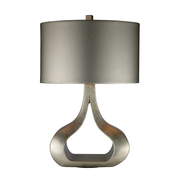 Dimond Lighting Carolina Silver Leaf Table Lamp - 17"w x 12"d x 26"h
