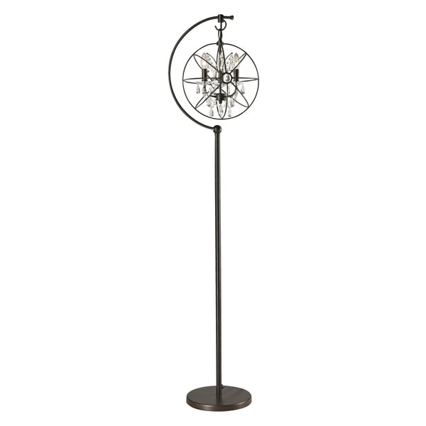 Restoration Globe Crystal Floor Lamp
