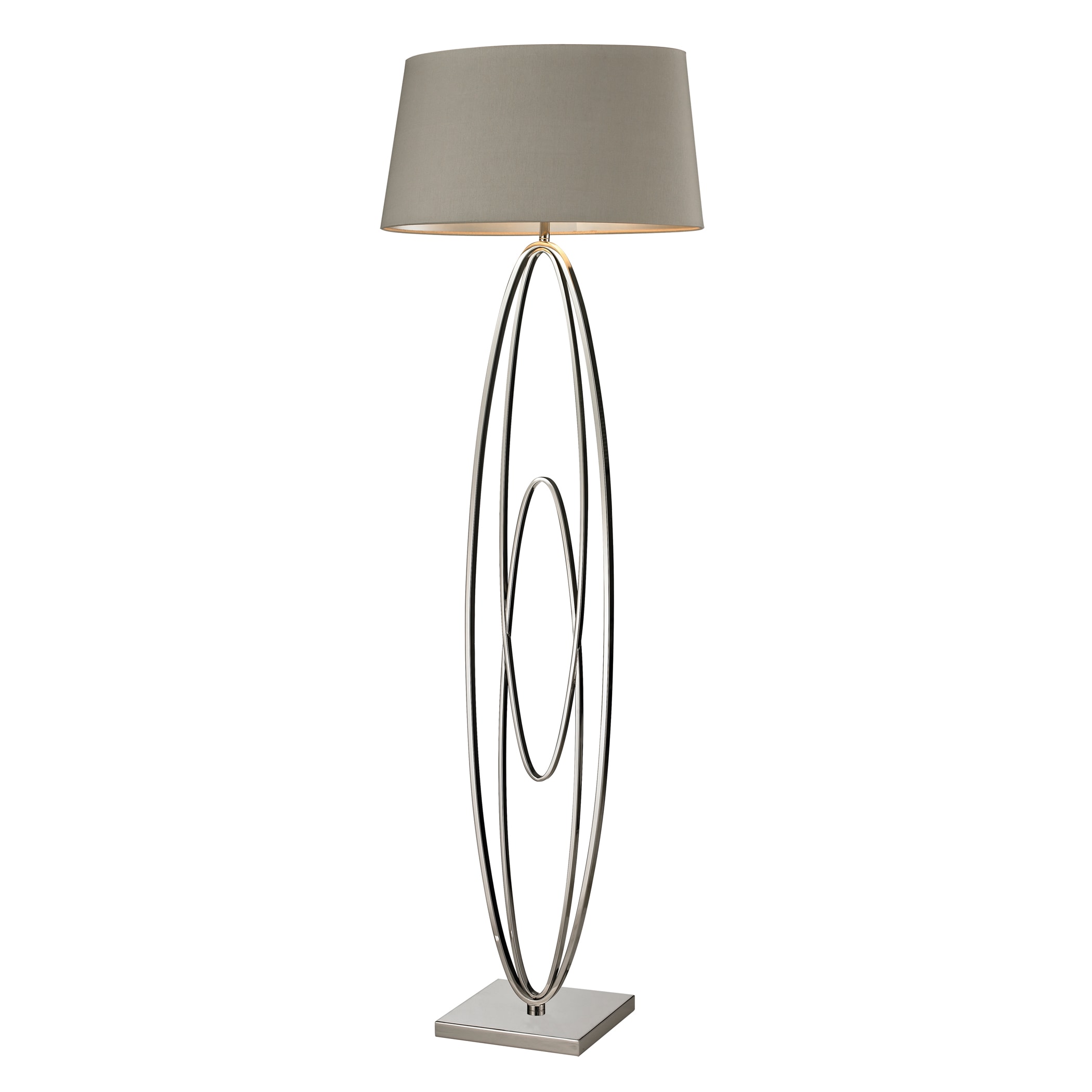 Stylish Silver Floor Lamp