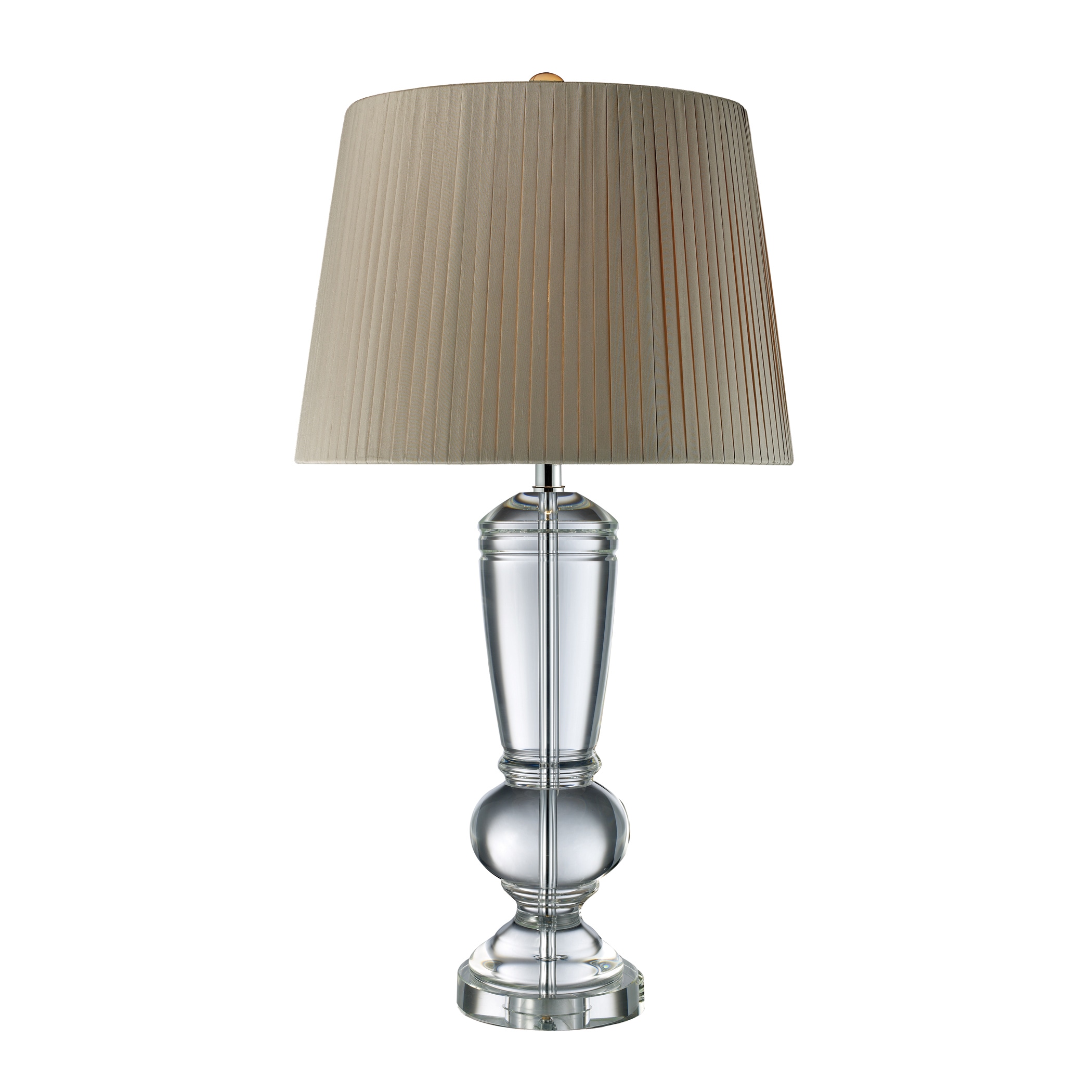 Castlebridge 1 light Clear Crystal Table Lamp