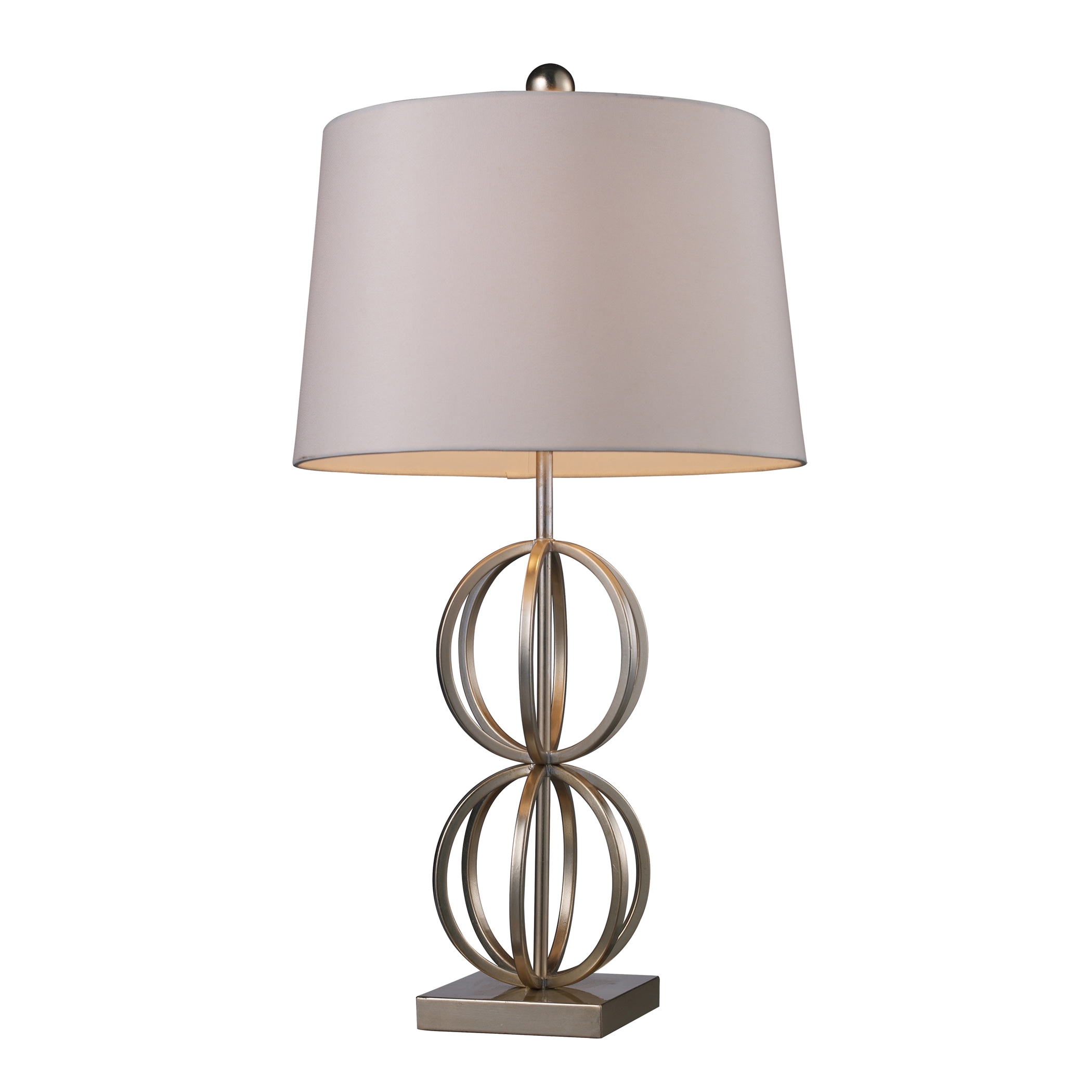 silver leaf table lamp