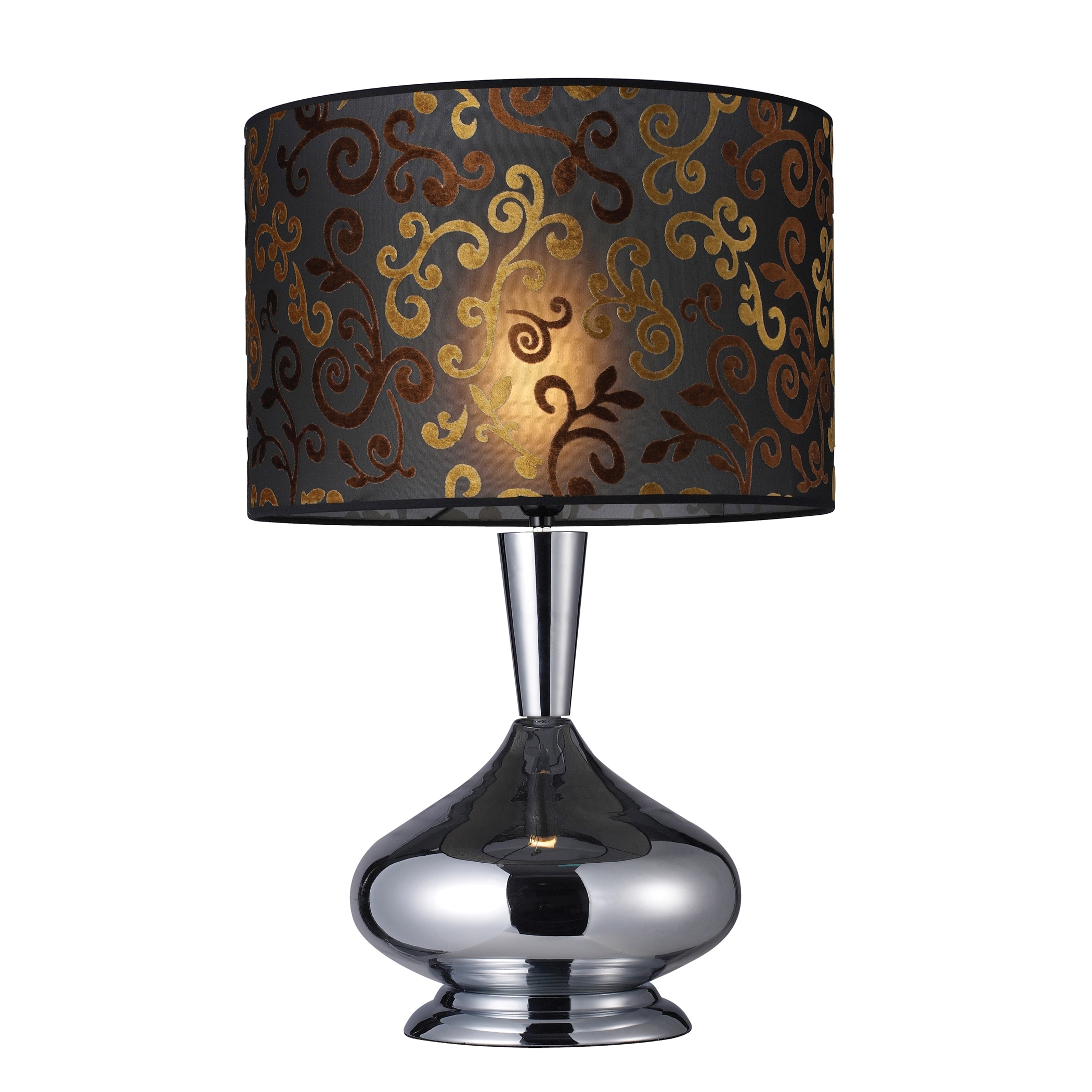 Dimond 1 light Chrome Table Lamp