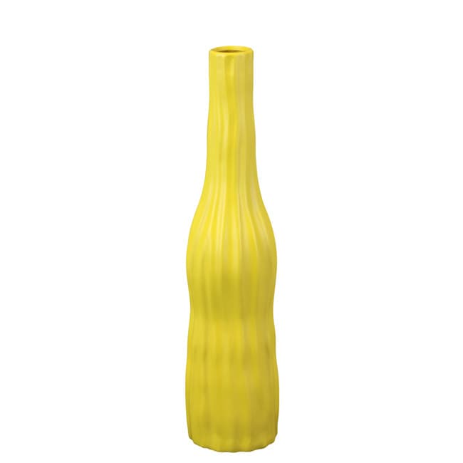 Yellow Ceramic Vase