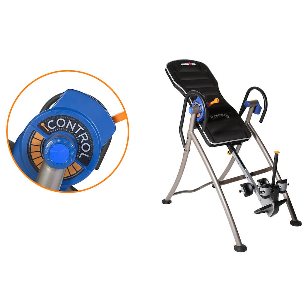 IRONMAN iCONTROL 600 Weight Extended Disk Brake Inversion Table - Blue