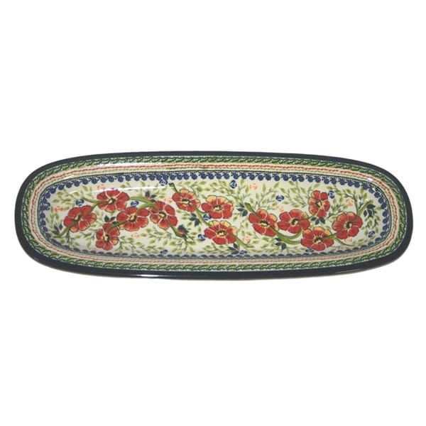 Long Thin Oval Platter Serving Dish (Poland)   Shopping