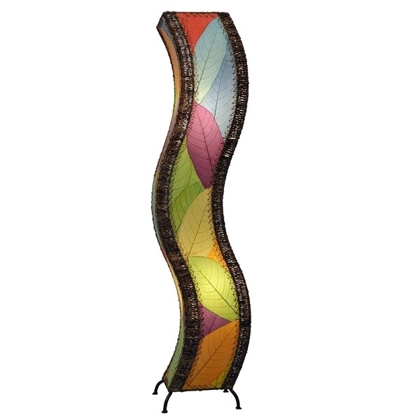 Handmade Wave Floor Lamp (Philippines) - Overstock - 8473376