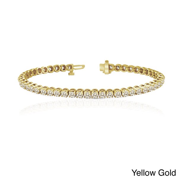 12 carat diamond tennis bracelet