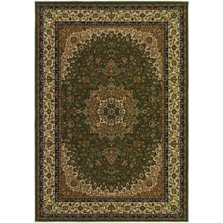 Couristan Izmir Royal Kashan Green Rug 9 X 12 Free Shipping Izmir Royal Kashan Green Area Rug 5 3 X