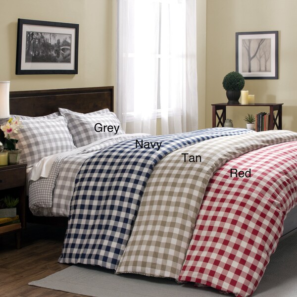 Harvard 300 Thread Count 3 piece Print Duvet Cover Set