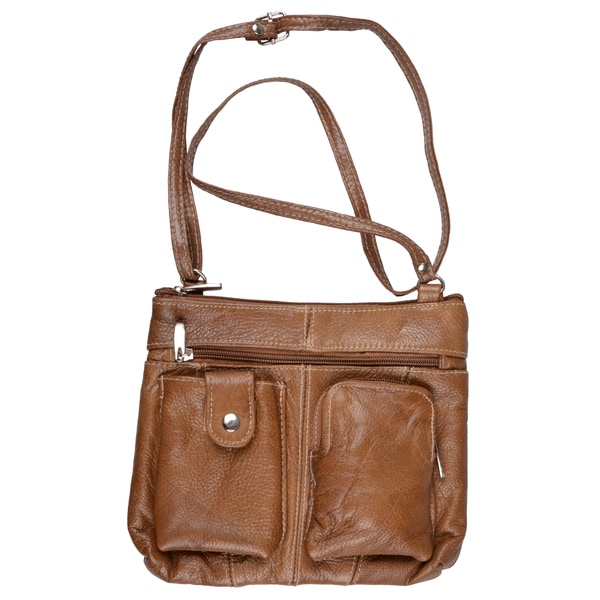 Shop Journee Collection Womens Leather Cross-body Handbag - Free Shipping On Orders Over $45 ...