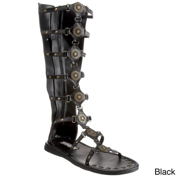 Shop Funtasma Men's 'Roman-15' Tall Gladiator Sandals - Free Shipping ...