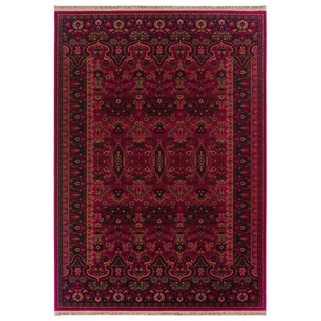 Kashimar Kerman Vase/ Brick Red Area Rug (710 X 114)