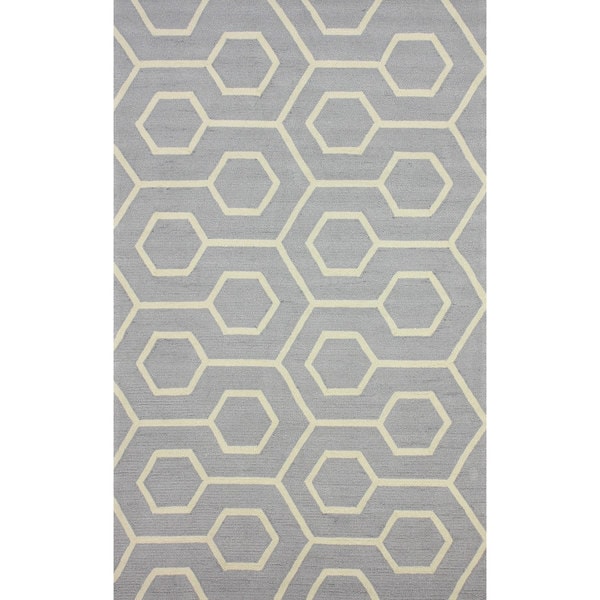 nuLOOM Handmade Modern Indoor/ Outdoor Trellis Grey Rug (8' x 10') Nuloom 7x9   10x14 Rugs