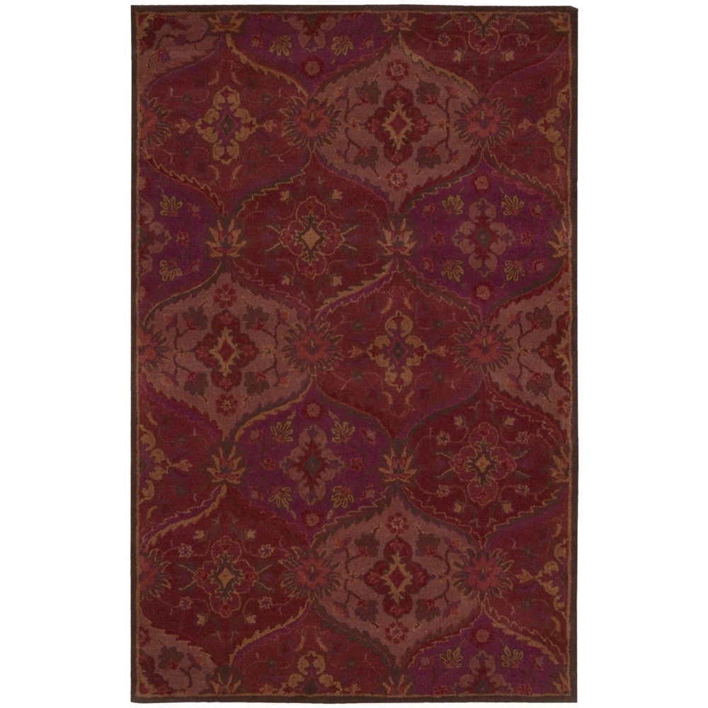 Nourison Hand tufted India House Red Rug (5 X 8)