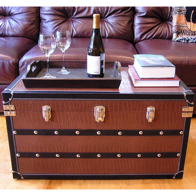Shop Decorative Fairfax Large Wooden Treasure Hope Chest Free