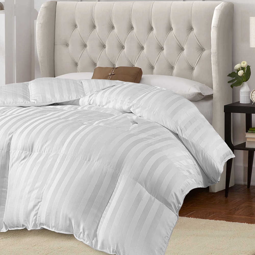 Oversize All Season Cabana Stripe Down Alternative Comforter