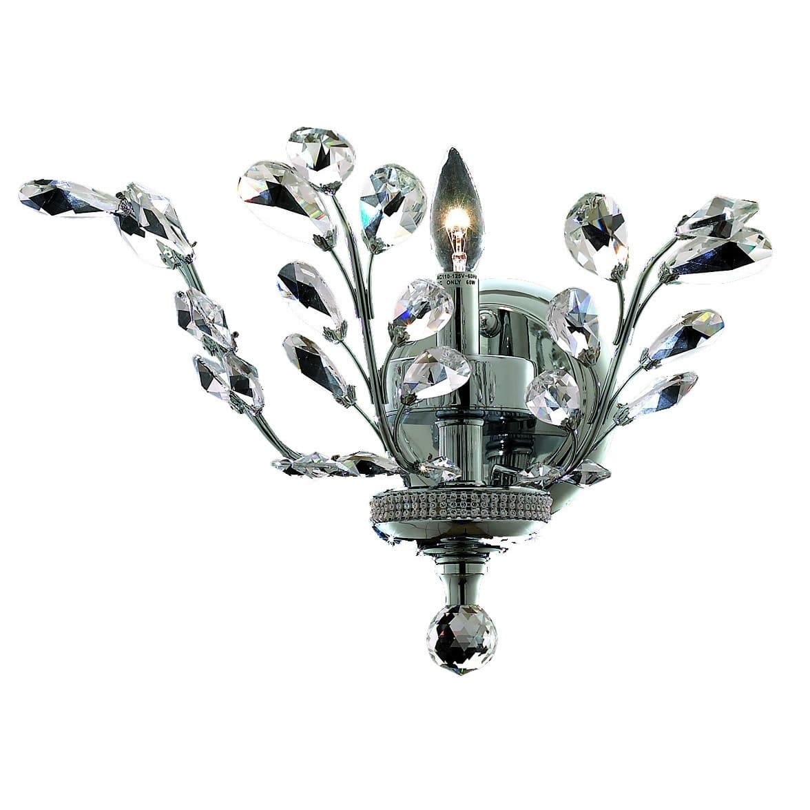 Christopher Knight Home Bern Royal Cut Crystal And Chrome 1 light Wall Sconce