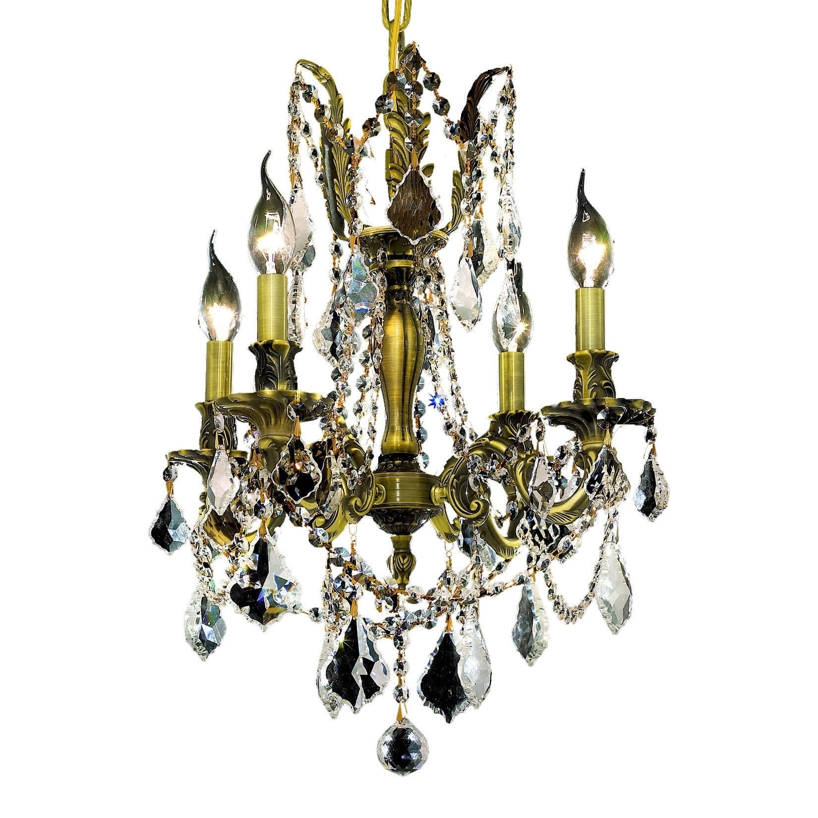 Christopher Knight Home Zurich 4 light Royal Cut Crystal And Antique Bronze Chandelier (Crystal and AluminumFinish Antique BronzeNumber of lights Four (4)Requires four (4) 60 watt max bulb (not included)Bulb type E12, 110 Volt 125 VoltFive feet of chai