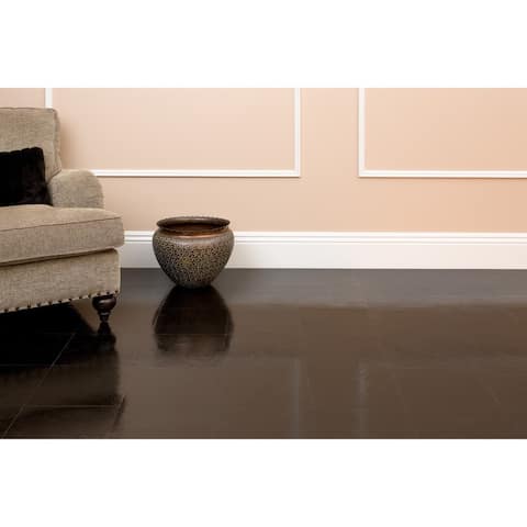 Achim Nexus Black 12x12 Self Adhesive Vinyl Floor Tile - 20 Tiles/20 sq Ft.