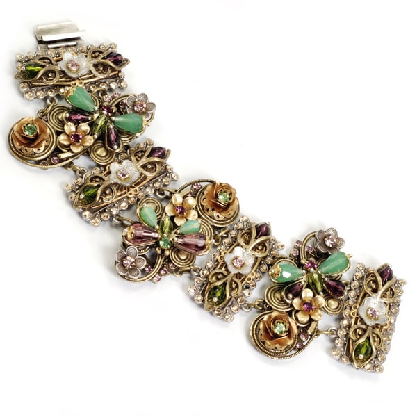 Sweet Romance Art Nouveau Lily of the Valley Bracelet