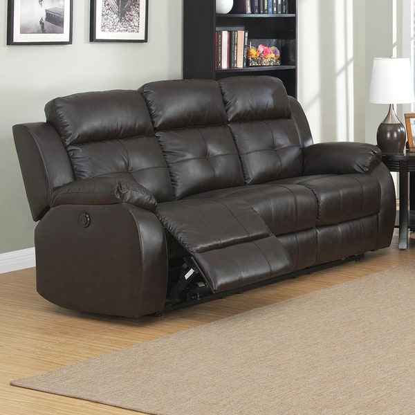 Troy Dual Power Reclining Sofa - Bed Bath & Beyond - 8478521