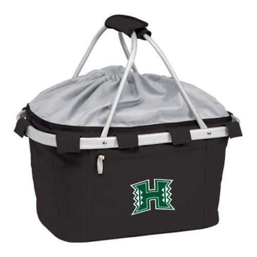 Picnic Time Metro Basket Hawaii Warriors Embroidered Black