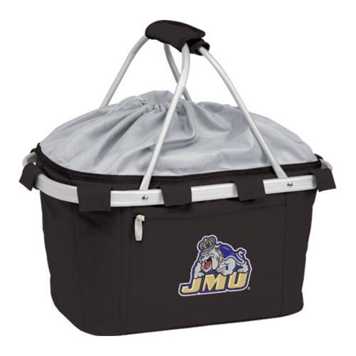 Picnic Time Metro Basket James Madison University Dukes Print Black