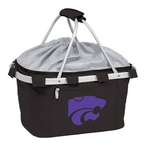 Picnic Time Metro Basket Kansas State Wildcats Embroidered Black