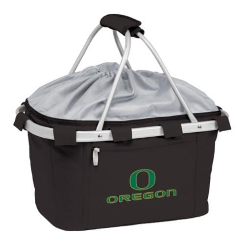 Picnic Time Metro Basket Oregon Ducks Print Black