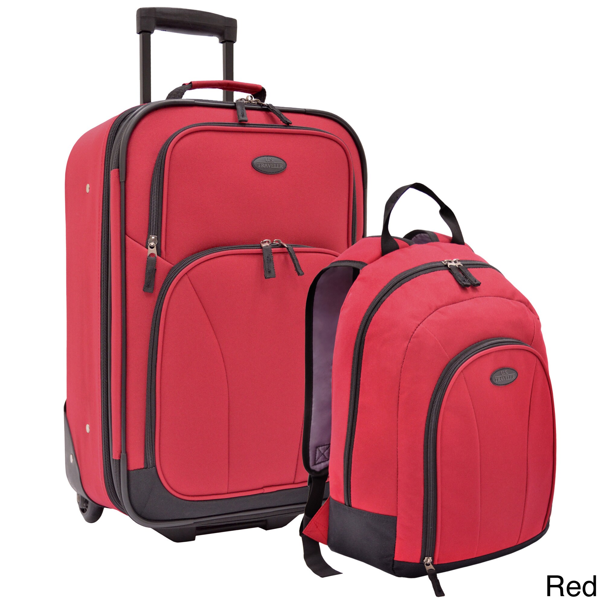 carry on luggage set with backpack