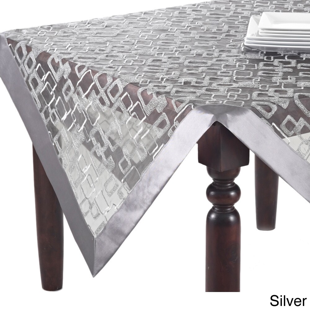 Silver Table Cloths blau 135x180cm